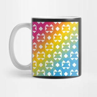 Rainbow Triangle Pattern v3 Mug